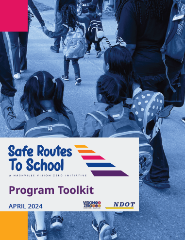Cover of the Nashville Safe Routes to School Program Toolkit.